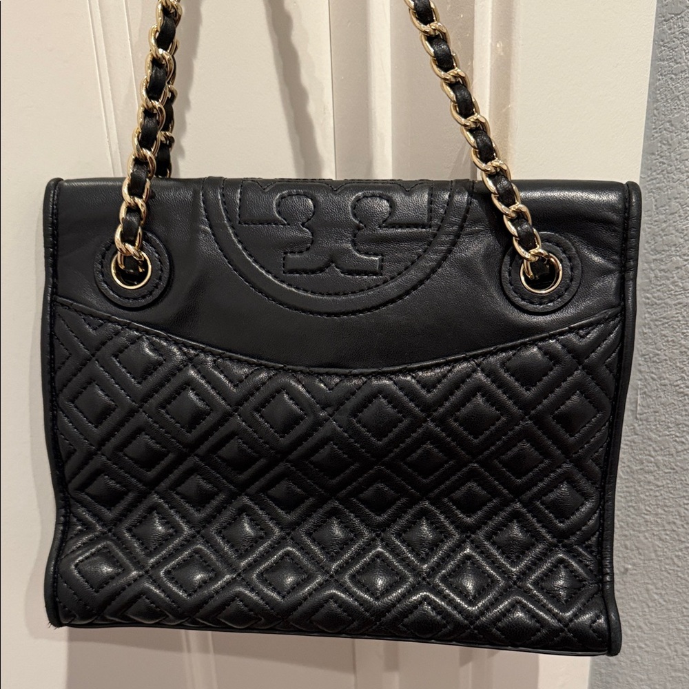 Tory Burch Black Quilted Chain-Handle Shoulder Bag - Picture 5 of 5